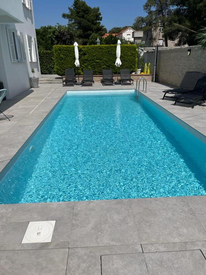 Haus Dalmatia With Heated Pool Apartment Bibinje Luaran gambar